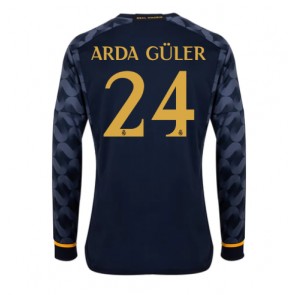 Real Madrid Arda Guler #24 Replica Away Stadium Shirt 2023-24 Long Sleeve
